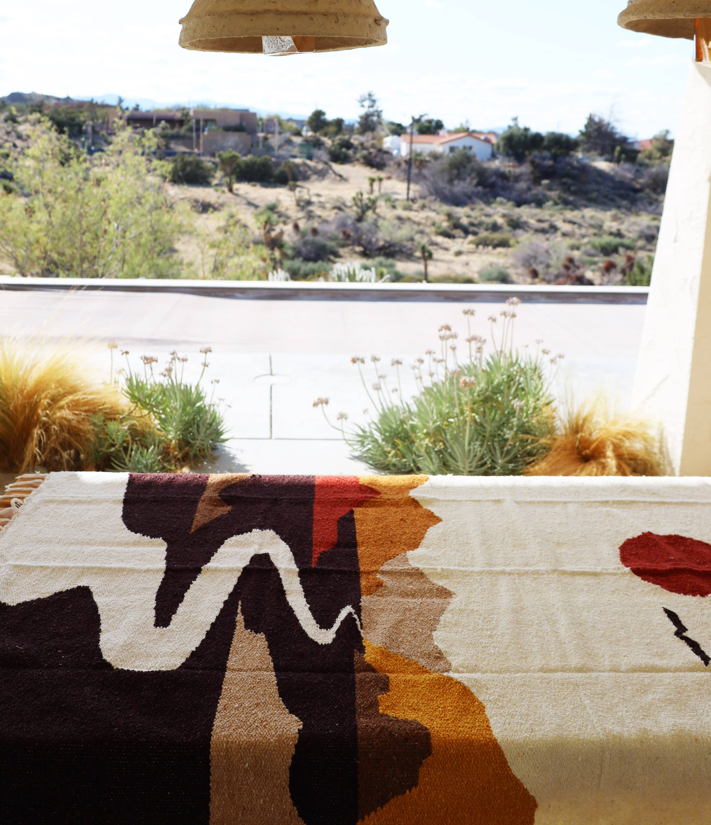 Plaid tissé main Le chemin de la rivière - Conceptstore Royan