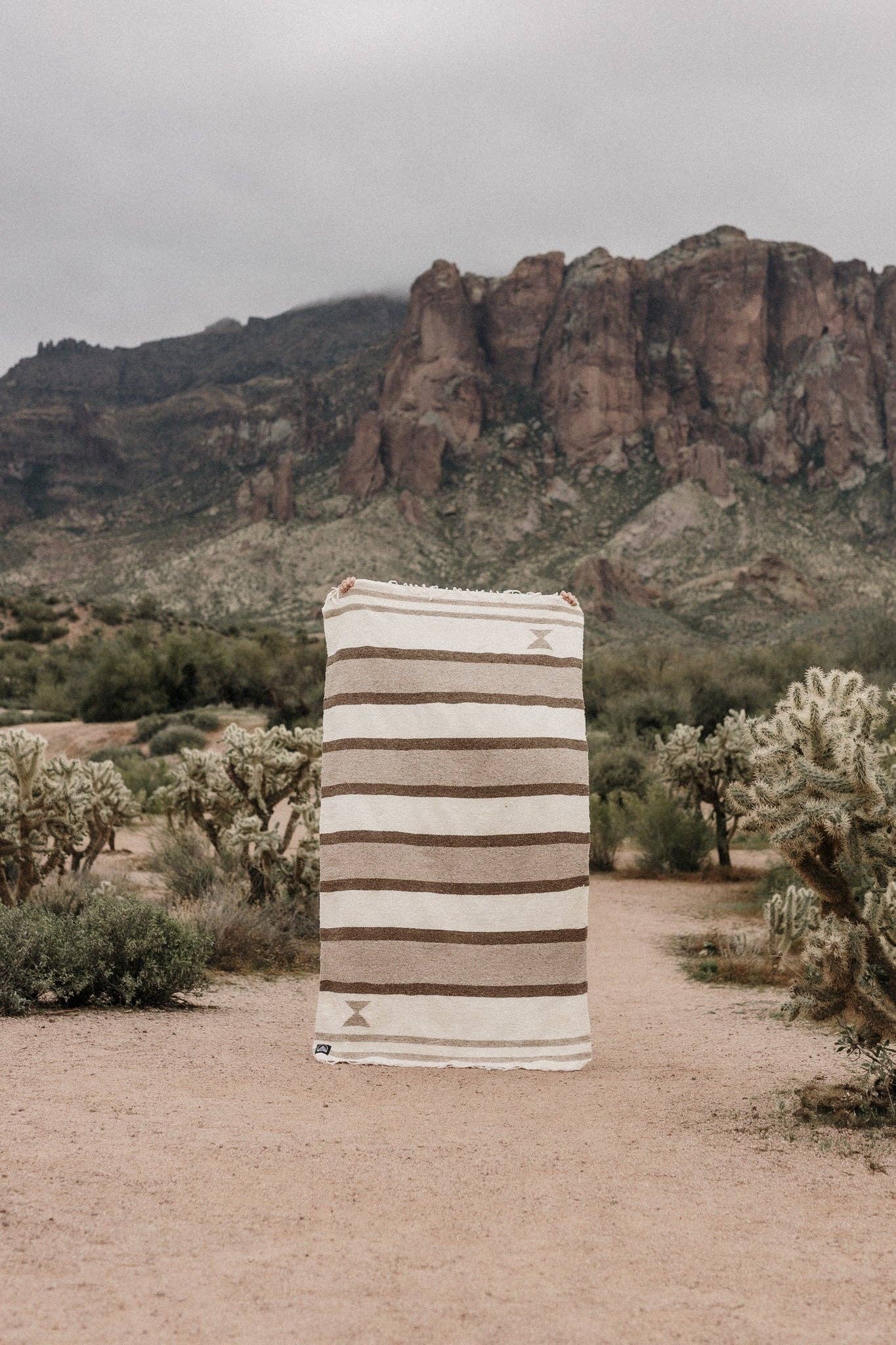 Plaid tissé main Grès - Conceptstore Royan