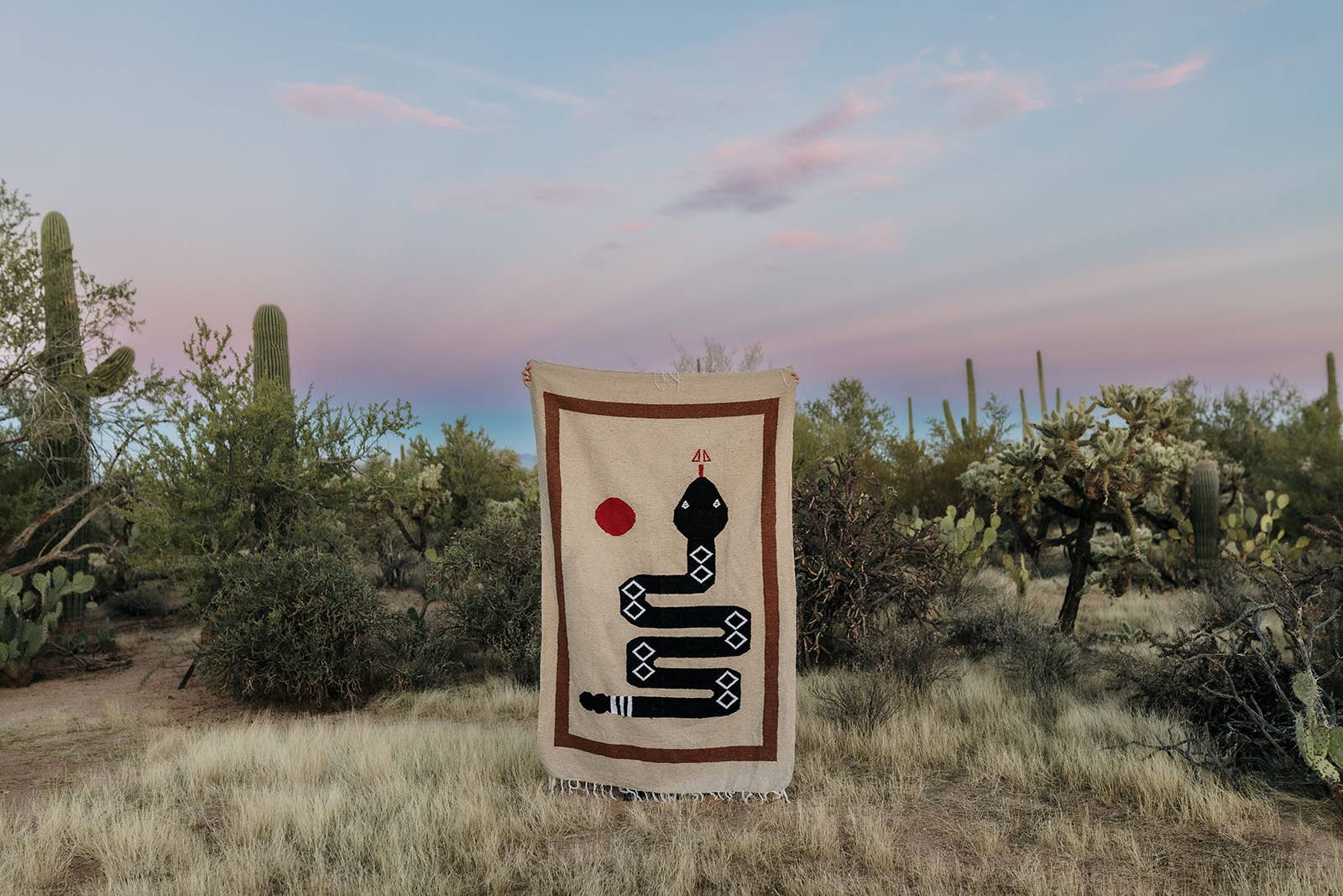 Plaid tissé main  La Vibora - Concept Store Royan