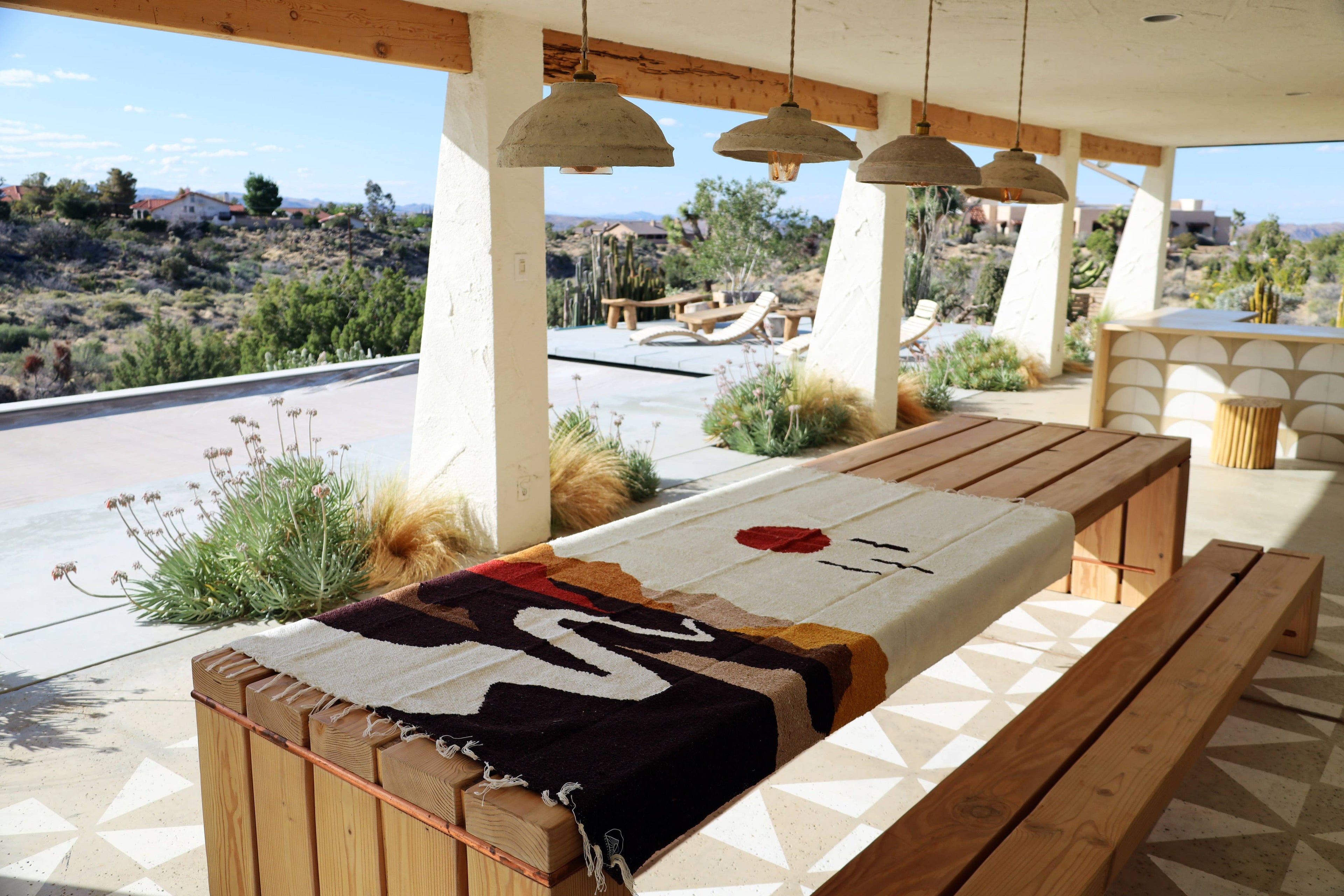 Plaid tissé main Le chemin de la rivière - Conceptstore Royan