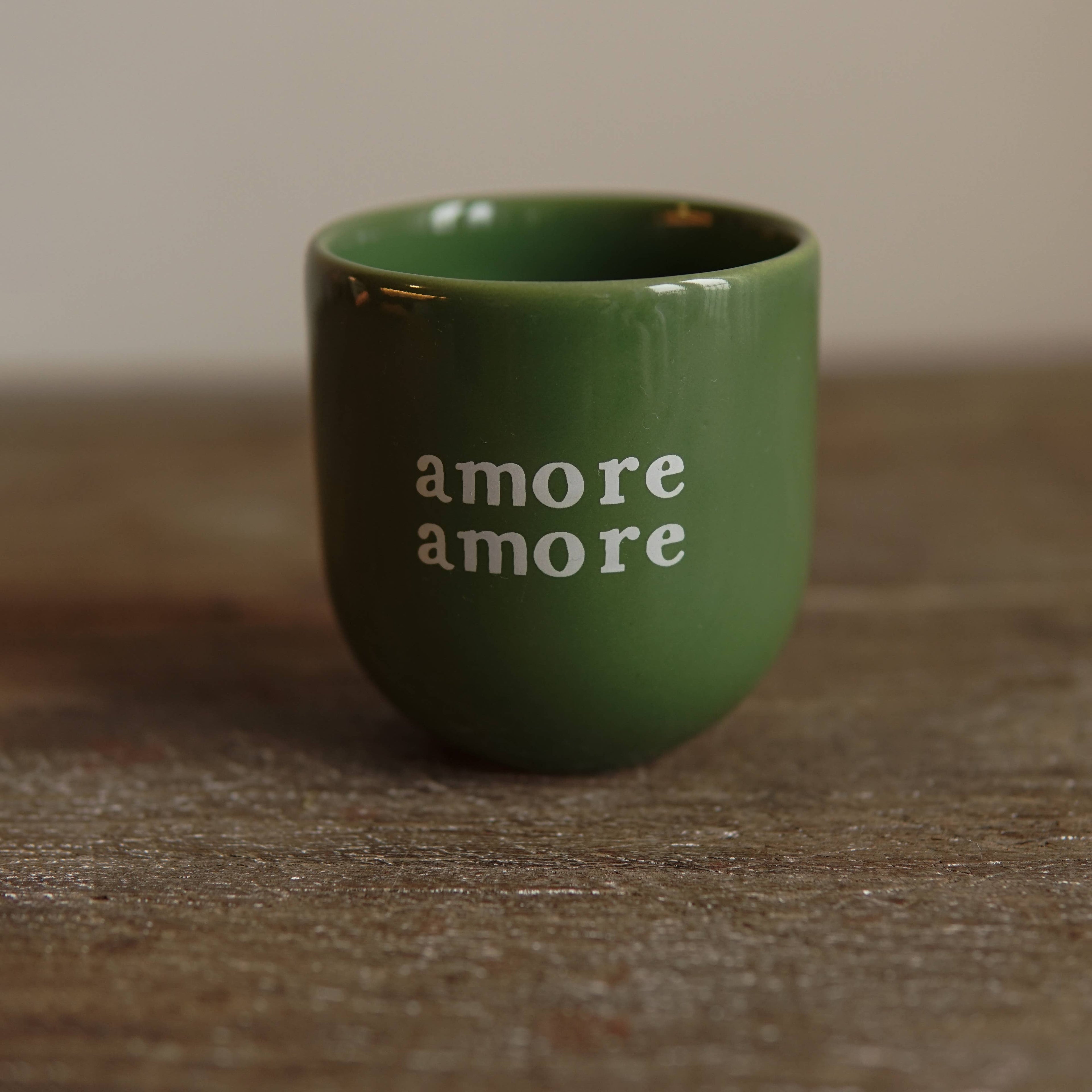 Tasse Amore Amore vert