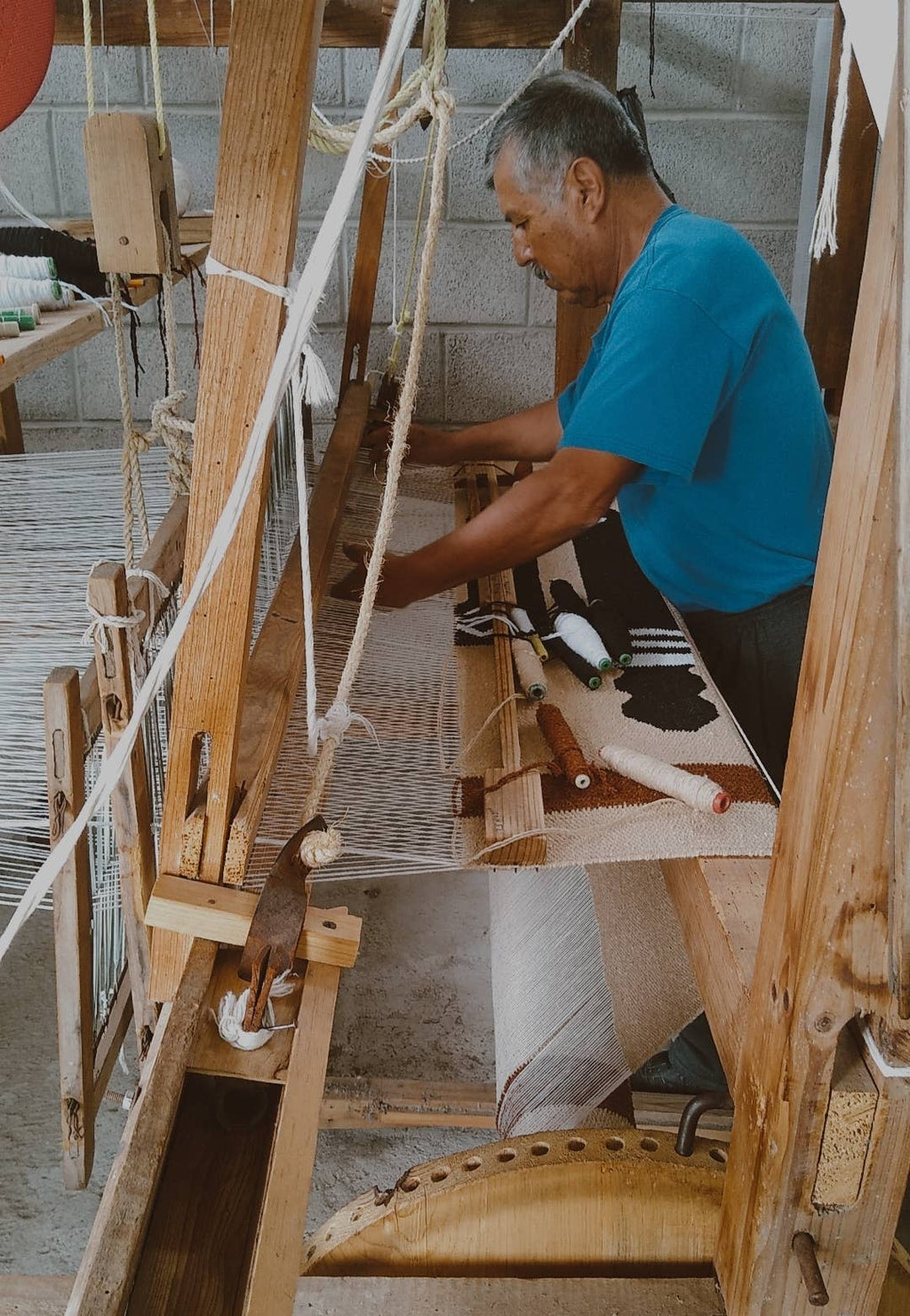 Plaid tissé main  La Vibora - Concept Store Royan