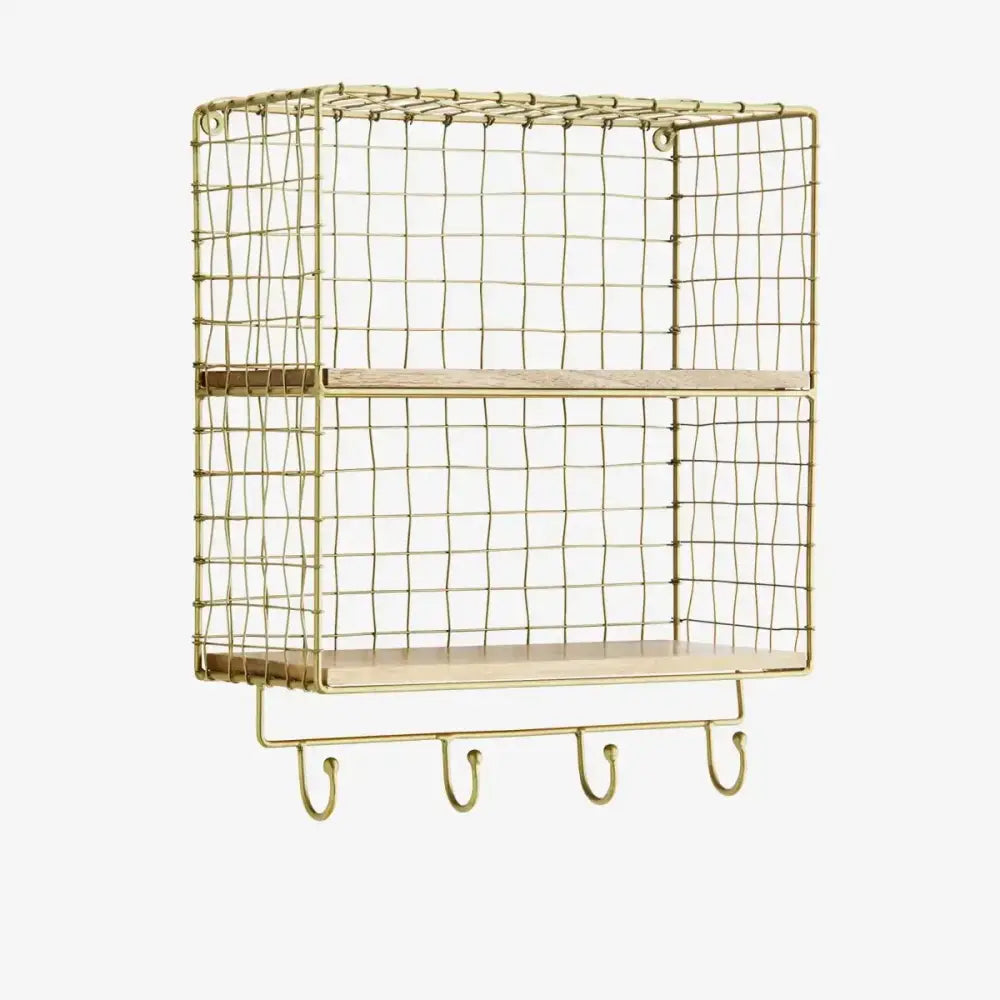 Etagère en métal doré Mobilier Madam Stoltz Seea Concept Store Royan