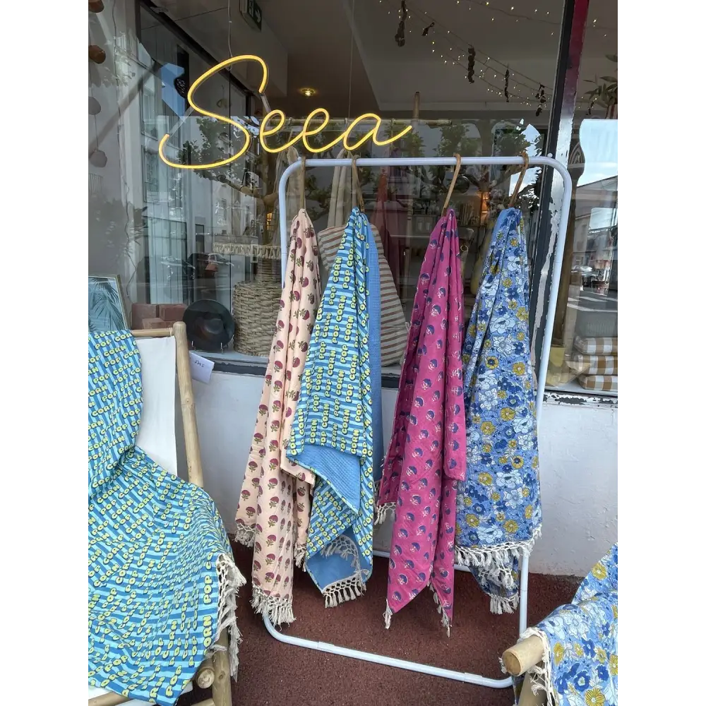 Fouta Pop-corn Linge de bain Apaches Collections Seea Concept Store Royan