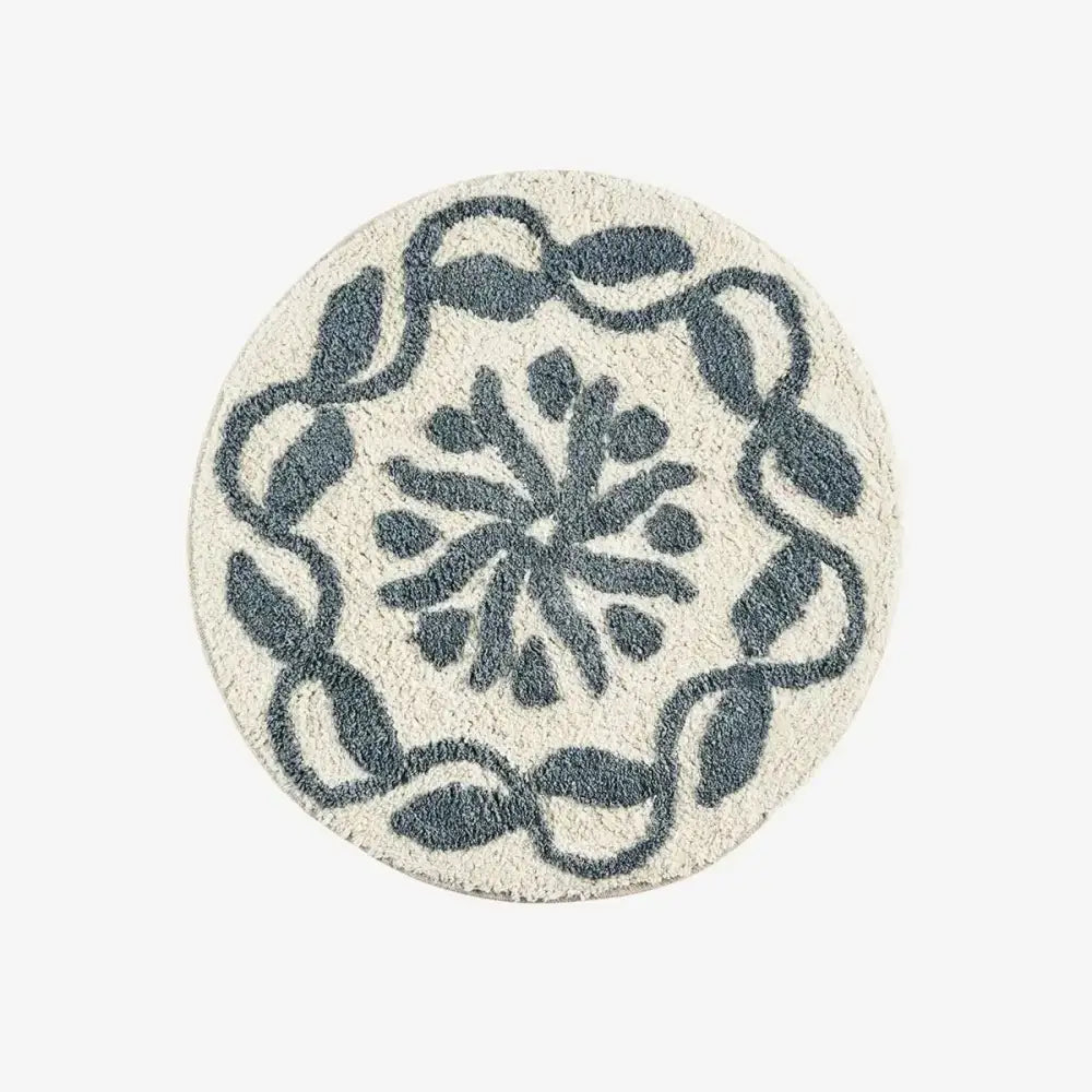 Tapis rond tufté Madam Stoltz Seea Concept Store Royan