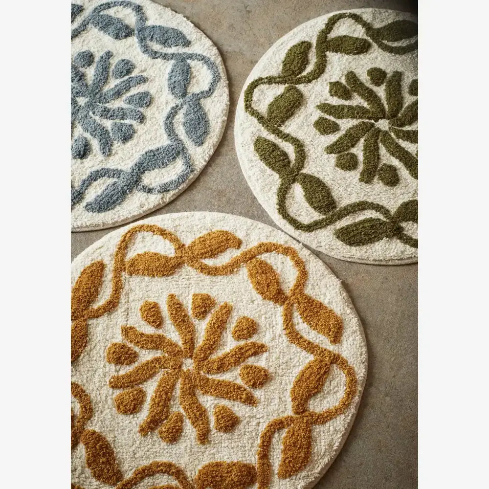 Tapis rond tufté Madam Stoltz Seea Concept Store Royan