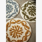 Tapis rond tufté Madam Stoltz Seea Concept Store Royan